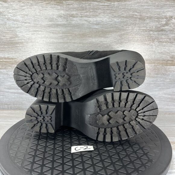 Forever Plus Womens Chunky Heel Platform Side Zipper Booties Size 7.5 - Picture 8 of 8
